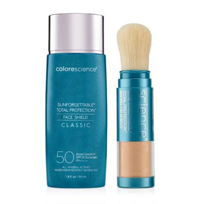 Today’s Deal Face Shield SPF 50 + Brush Custom Duo