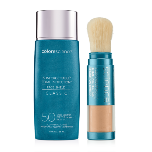 Today’s Deal Face Shield SPF 50 + Brush Custom Duo